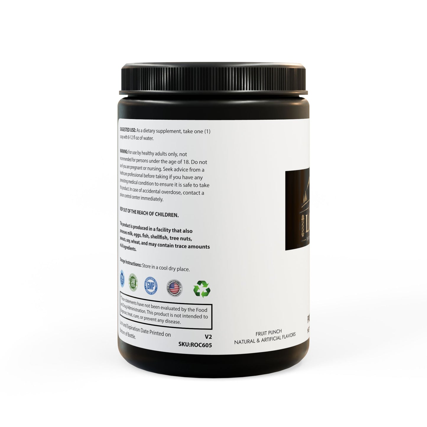 Pre-Workout Supplement, Fruit Punch (204g, 7.1oz)